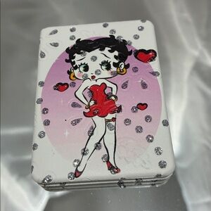 Betty Boop Pink and White Wallet NWT